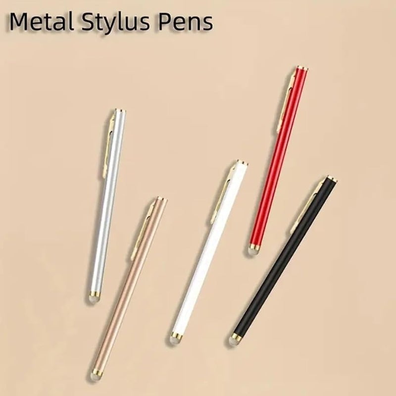 Gold Lightweight Touch Pen With Conductive Fabric Tip And Ergonomic Design - Image 5